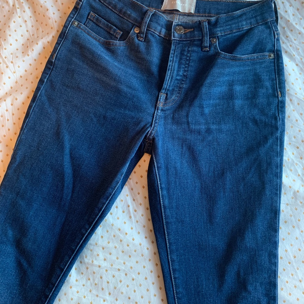 Everlane Authentic Stretch mid-rise ankle jeans